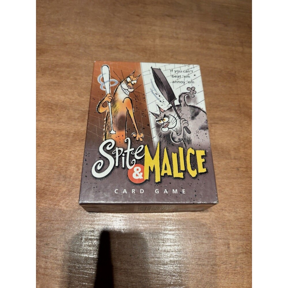 Spite & Malice Card Game Double Deck 110 Cards Hasbro 2002 Complete Deck